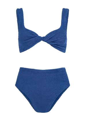 Hunza G Jamie knotted bikini - Blue