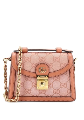 Gucci Pre-Owned Ophidia Flap Top Handle Bag GG Coated Canvas Mini shoulder bag - Pink