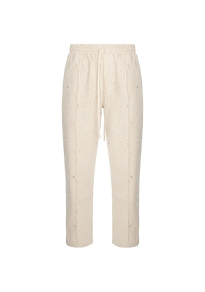 HAMZA Ten distressed trousers - Neutrals