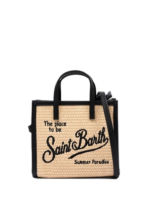 MC2 Saint Barth Kids embroidered top-handle bag - Neutrals