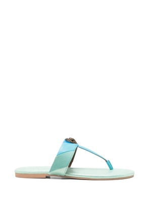 Kurt Geiger Kensington T-bar flat sandals - Blue