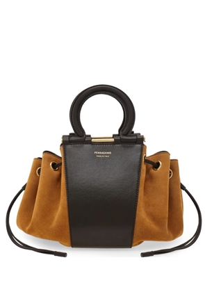 Ferragamo Gancini bucket bag - Neutrals