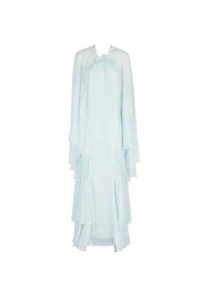 Retrofete ruffled maxi dress - Blue