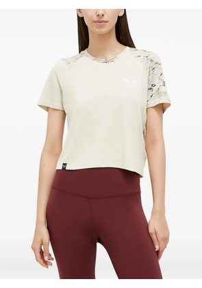 Salewa pattern short-sleeve T-shirt - Neutrals