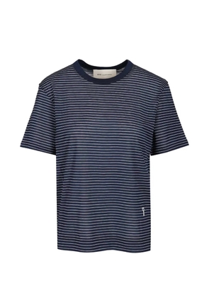 AMI Paris striped t-shirt - Blue