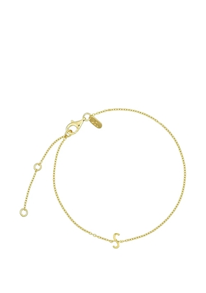 Design letters S-charm bracelet - Gold