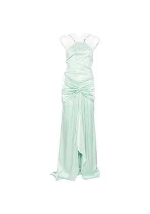 Patrizia Pepe maxi jewel insert dress - Green