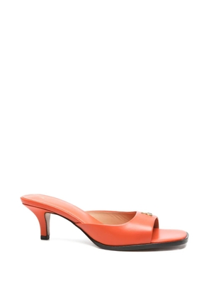 Patrizia Pepe square-toe sandals - Orange