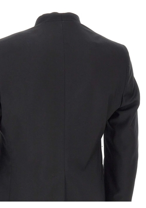 Tagliatore double-breasted V-neck blazer - Black