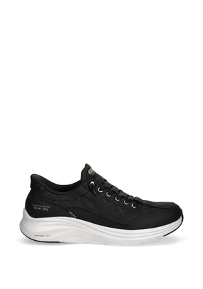 Skechers quilted lace-up sneakers - Black