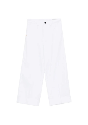 White Sand turn-up trousers