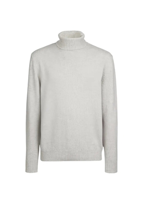 Sease roll-neck ribbed cashmere sweater - Grey