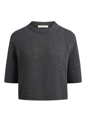 12 STOREEZ Aurora short-sleeve top - Grey