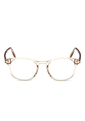 TOM FORD round-frame glasses - Brown