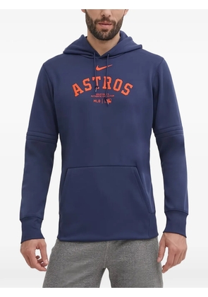 Nike x Houston Astros drawstring hoodie - Blue