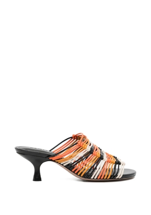 FARM Rio 30mm Macrame sandals - Black