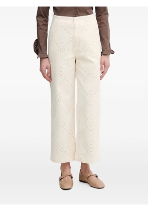 DKNY high-waisted trousers - Neutrals