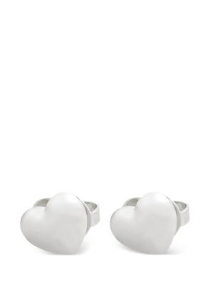 Kate Spade heart stud earrings - Silver