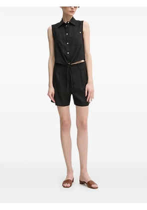 Gaudi pleated shorts - Black