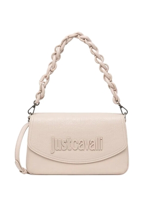 Just Cavalli embossed braided satchel - Neutrals