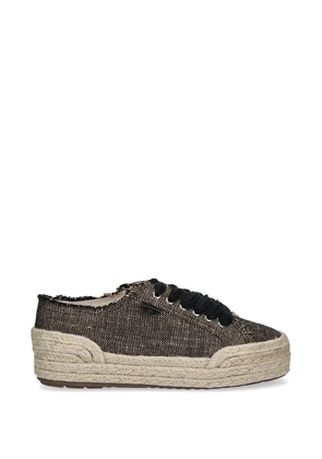 EMU AUSTRALIA Ellery 2.0 frayed lace-up espadrilles - Black