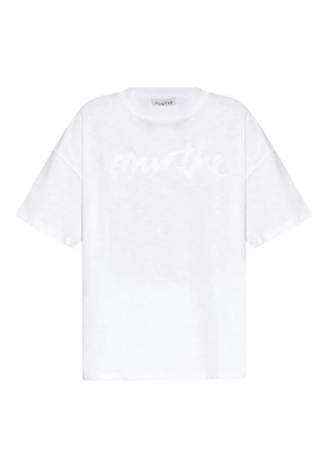 MUNTHE organic cotton T-shirt - White