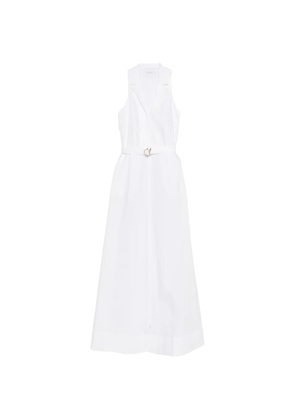 Patrizia Pepe belted maxi dress - White