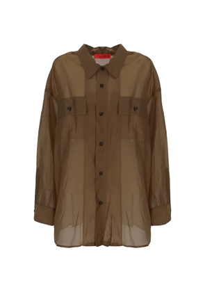 THELATEST button flap shirt - Neutrals
