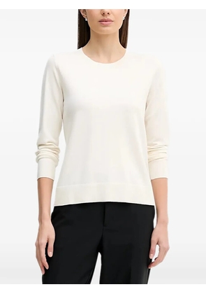 Sisley crew-neck sweater - Neutrals