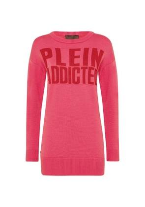 Philipp Plein lettering sweater - Pink