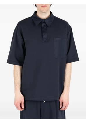 Société Anonyme Polo 92 patch-pocket short-sleeve polo shirt - Blue