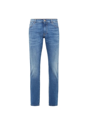 Billionaire blue jeans