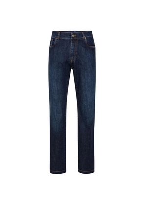 Billionaire logo-patch jeans - Blue