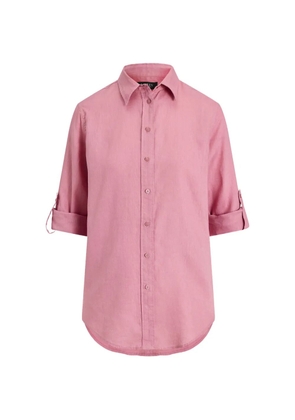 Lauren Ralph Lauren buttoned roll-up shirt - Pink