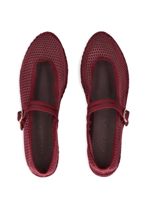 FLABELUS Isabella buckle-strap ballet flats - Red