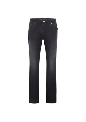 Billionaire embroidered five-pocket jeans - Grey