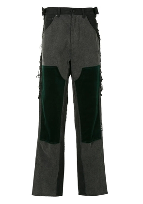 Off-White patch-detail Arrows-motif jeans - Grey