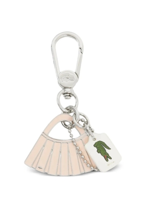 Lacoste Lenglen charm keyring - Silver