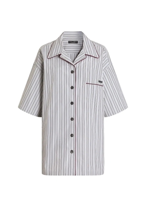 Dolce & Gabbana striped poplin shirt - Grey