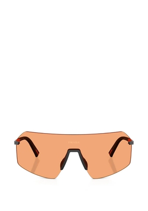Prada Linea Rossa B50S shield-frame sunglasses - Orange