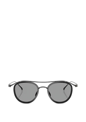 Giorgio Armani round-frame sunglasses - Black
