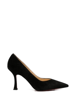 ADRIANNA FERETTI pointed-toe suede pumps - Black