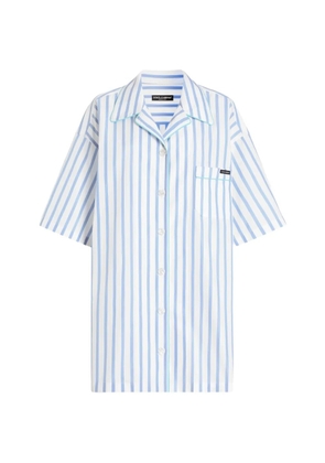 Dolce & Gabbana chest-pocket striped shirt - White