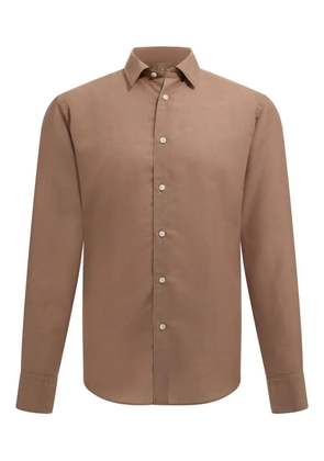 Boggi Milano linen shirt - Brown