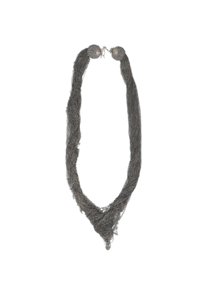 Vintage shell-detail necklace - Silver