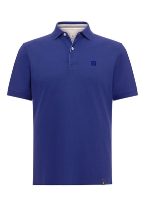 Boggi Milano cotton polo shirt - Blue