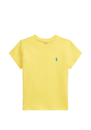 Polo Ralph Lauren logo-detail T-shirt - Yellow