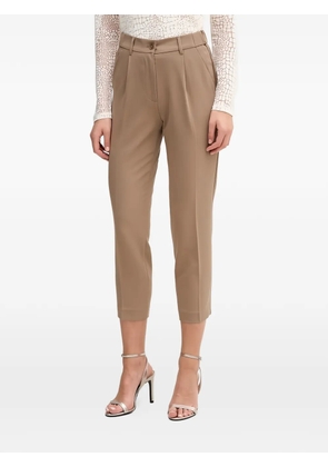 Sisley button tailored trousers - Neutrals