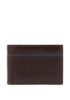 PIQUADRO logo-lettering wallet - Brown
