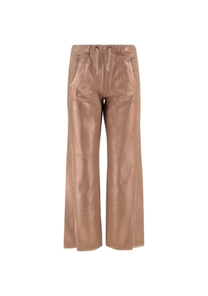 DON'T @ ME drawstring trousers - Neutrals
